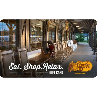 $25.00 USD - Cracker Barrel Old Country Store