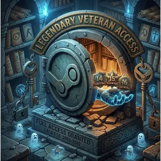 👑 RARE OLD STEAM (2010-2012) 💎 | Get 14-16 Year Badge Instantly 🎖️ | Full Access 🔒 | Clean History
