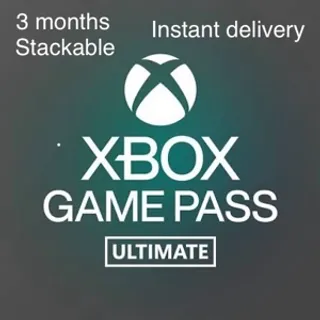 3 Month Xbox Gamepass Ultimate