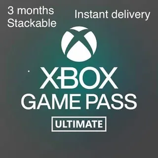3 Month Xbox Gamepass Ultimate