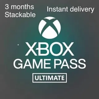 3 Month Xbox Gamepass Ultimate