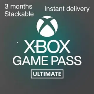 3 Month Xbox Gamepass Ultimate