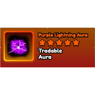 World Zero - Purple lightning Aura