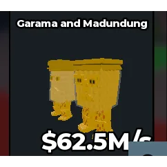 62.5M/S GOLDEN GARAMA AND MADUNDUNG