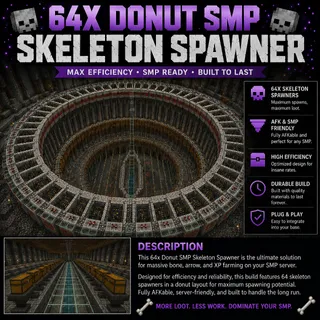 64X Skeleton Spawner Donut SMP