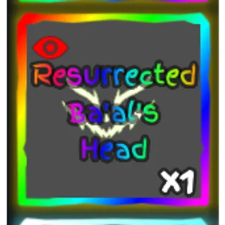 Res Baal Head | Resurrected Baal Head | Legendary Item | Grand Piece Online | GPO
