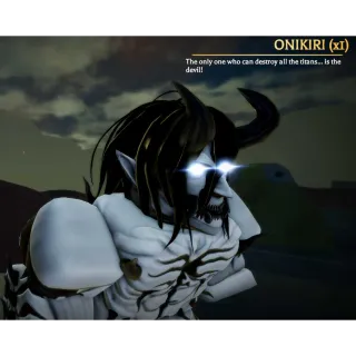 Onikiri Eren Skin | Attack On Titan Revolution (AOTR)