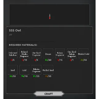 SSS OWL Bp + Mat | Ghoul Re