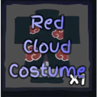 Akatsuki Outfit | Red Cloud Costume | Epic Item | Grand Piece Online | GPO