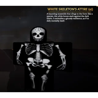 White Skeleton Attire | Attack On Titan Revolution (AOTR)