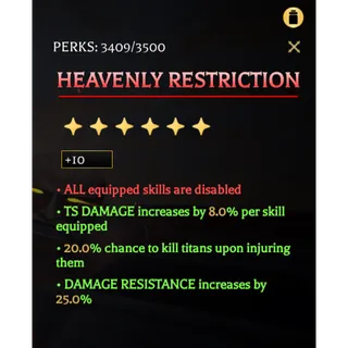 +10 Heavenly Restriction | Attack On Titan Revolution (AOTR)