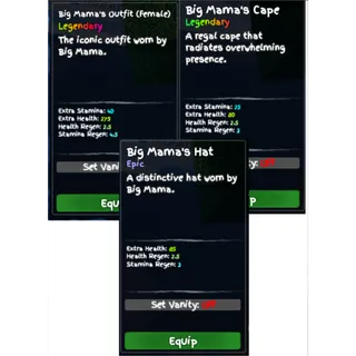 Big Mom Set | Big Mama Set | NO Soul Cleaver | Legendary Item | Grand Piece Online | GPO