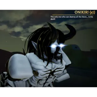 Onikiri Eren Skin | Attack On Titan Revolution (AOTR)