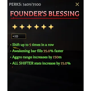 +10 Founder Blessing Perk | Attack On Titan Revolution (AOTR)