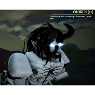 Onikiri Eren Skin | Attack On Titan Revolution (AOTR)