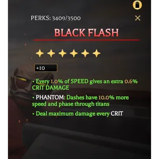 +10 Black Flash Perk | Attack On Titan Revolution (AOTR)