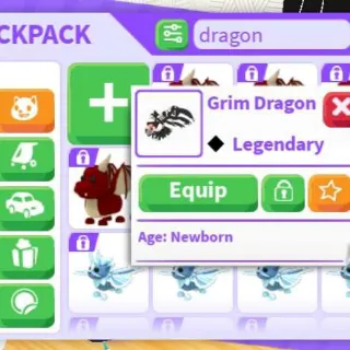 The Grim Dragon Pet