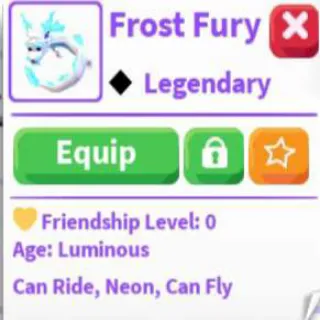 Frost Fury NFR