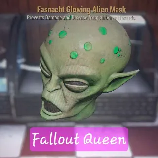 Glowing Alien Mask