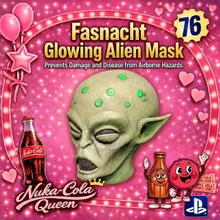Glowing Alien Mask