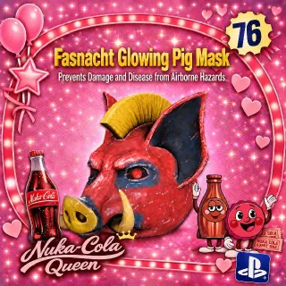 Glowing Pig Mask