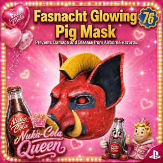 Glowing Pig Mask