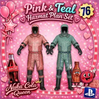 Pink & Teal Hazmat Plans