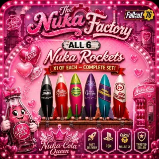 All 6 Nuka Rockets