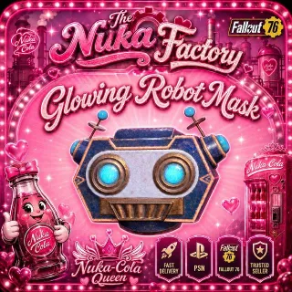 Glowing Robot Mask