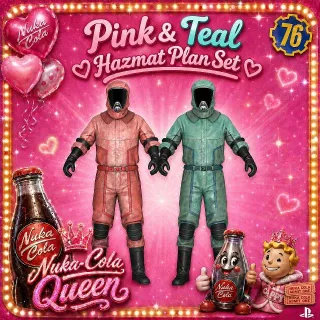 Pink & Teal Hazmat Plans