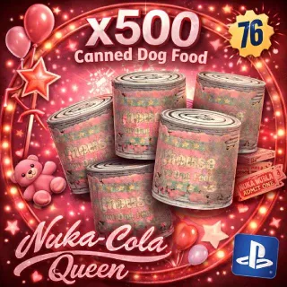 Canned Dog Food X500