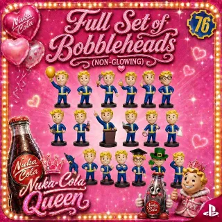 FULL BOBBLEHEADS SET (NON-GLOWING)