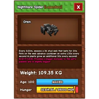 Grow a Garden Collector's Pet