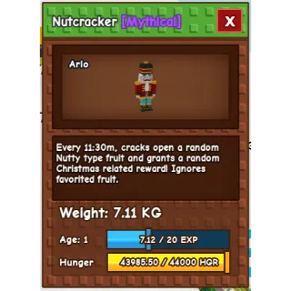 Grow a Garden Collector's Pet