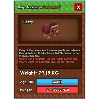 Grow a Garden Collector's Pet