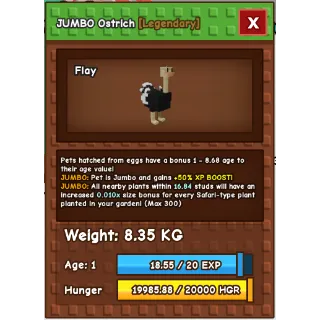 Grow a Garden Collector's Pet