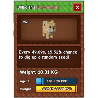 Grow a Garden Collector's Pet