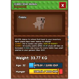 Grow a Garden Collector's Pet