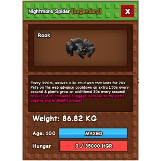 Grow a Garden Collector's Pet