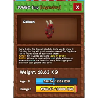 Grow a Garden Collector's Pet