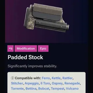 Padded Stock X5  Arc