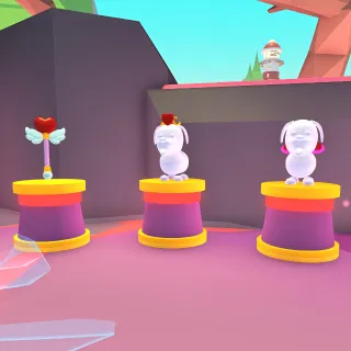 Pack - Cherub Staff Thorw Toy + Heart Tiara + Lovely Cape