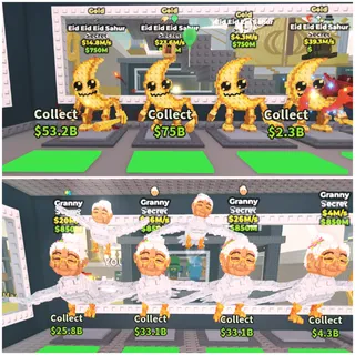 4 Granny  + 4 Eid Eid Eid Gold