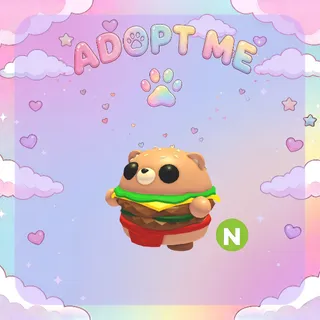 Burger Bear Neon