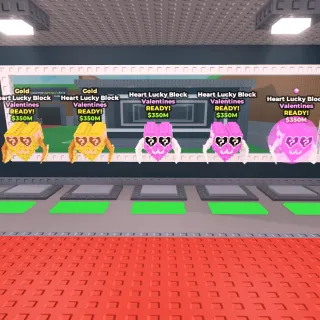 11 Heart Lucky Block + 2 Secret Lucky Block