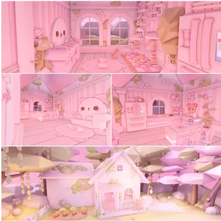 Pink Rilakkuma Glitch House