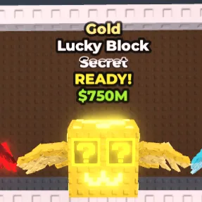 Gold Secret Lucky block 