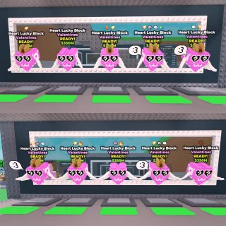 21 Heart Lucky Block ( Some are mutated )