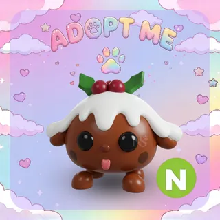 Neon Christmas Pudding Pup