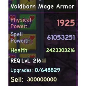 Dungeon Quest Voidborn purple mage chest